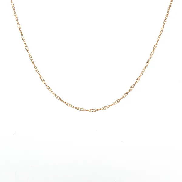 14K Yellow Gold Fine Rope Chain 19