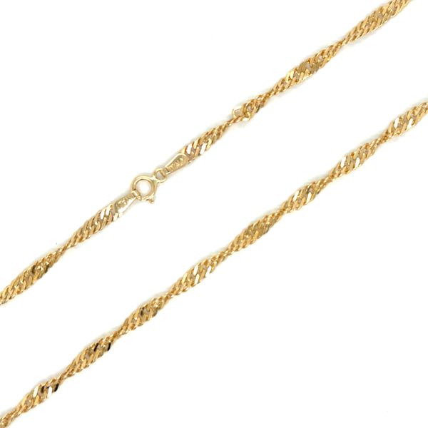 Estate Gold Singapore Chain Georgetown Jewelers Wood Dale, IL