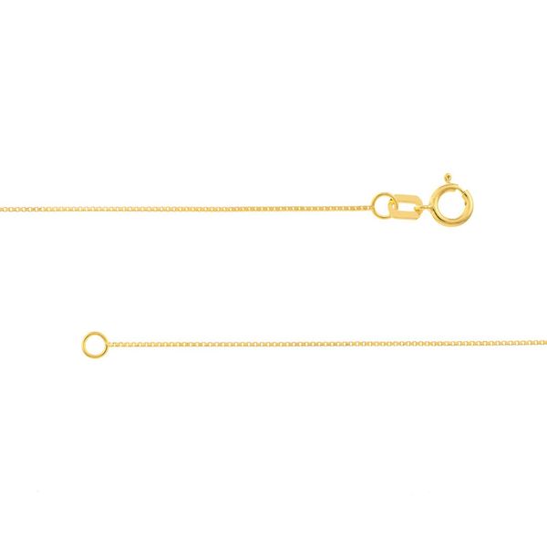 14K Yellow Gold 0.7mm Box Chain 16