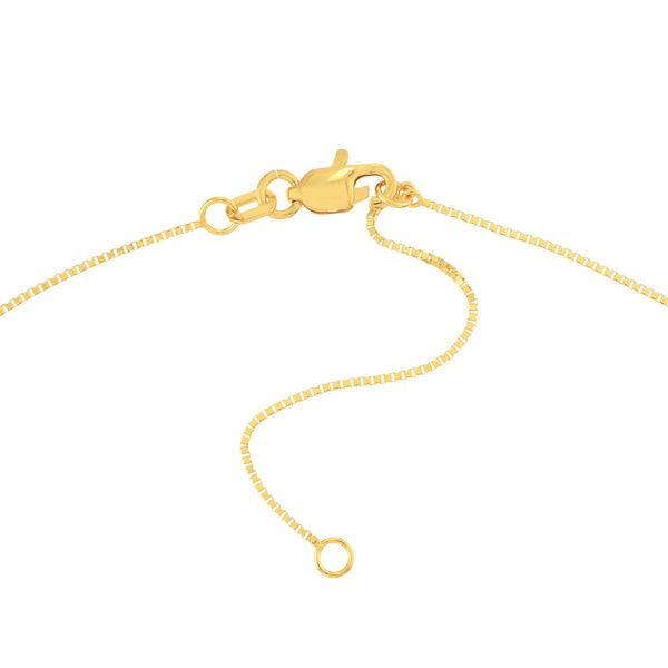 14K Yellow Gold 0.8mm Adjustable Box Chain 18-20