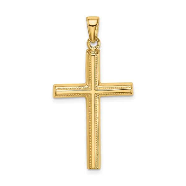14K Yellow Gold Cross
