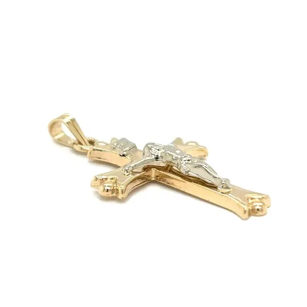 Estate Two Tone Gold Crucifix