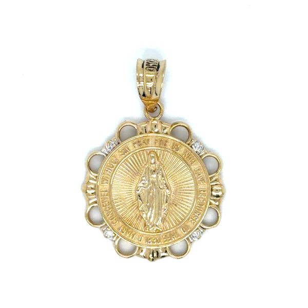 Estate Gold Madonna With Diamonds Georgetown Jewelers Wood Dale, IL