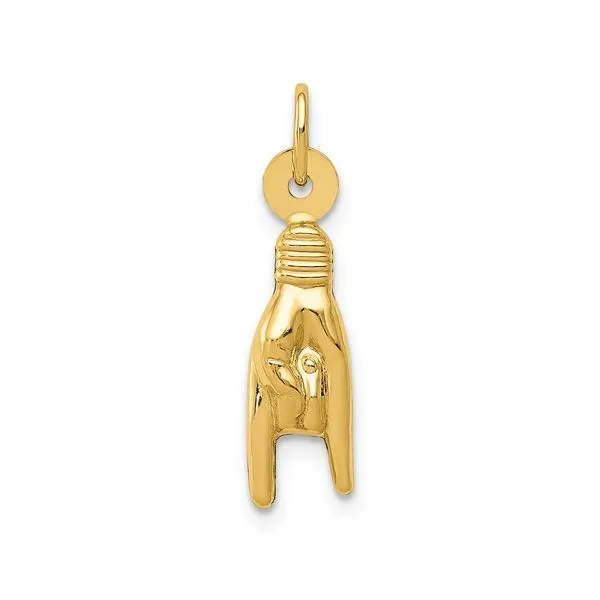 Gold Good Luck Hand Georgetown Jewelers Wood Dale, IL