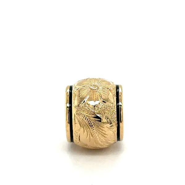 Estate Gold Barrel Pendant