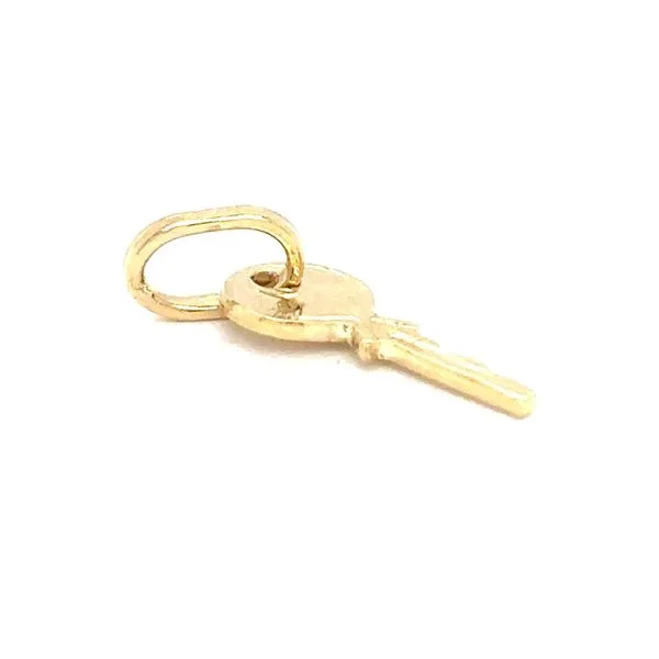 Estate 14K Yellow Gold Petite \Key to My Heart\ Charm