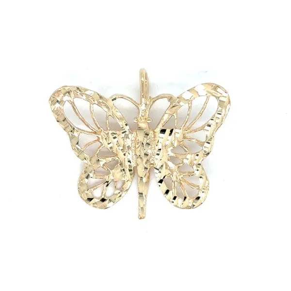 Estate 14K Yellow Gold Butterfly Pendant Georgetown Jewelers Wood Dale, IL