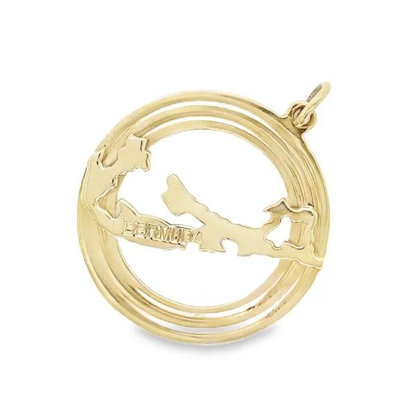 Estate 14K Yellow Gold Bermuda Charm Georgetown Jewelers Wood Dale, IL