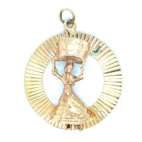 Estate 14K Yellow Gold Jamaica Charm Georgetown Jewelers Wood Dale, IL