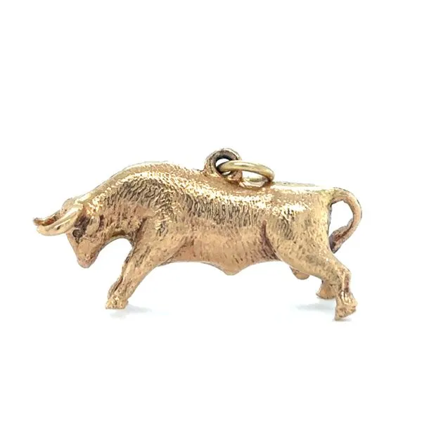 Estate 18K Yellow Gold Bull Charm Georgetown Jewelers Wood Dale, IL