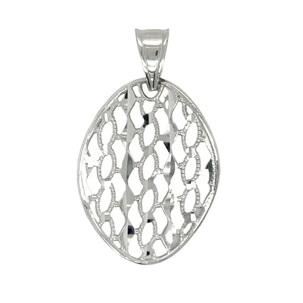 14K White Gold Pendant