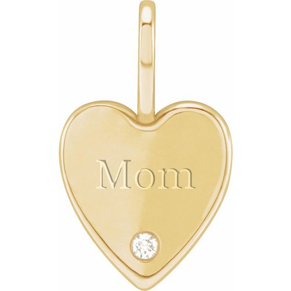 14K Yellow Gold Diamond 
