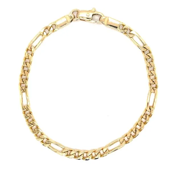 Estate Gold 8.25\ Figaro Bracelet