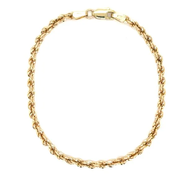Estate Gold 7.5\ Rope Bracelet
