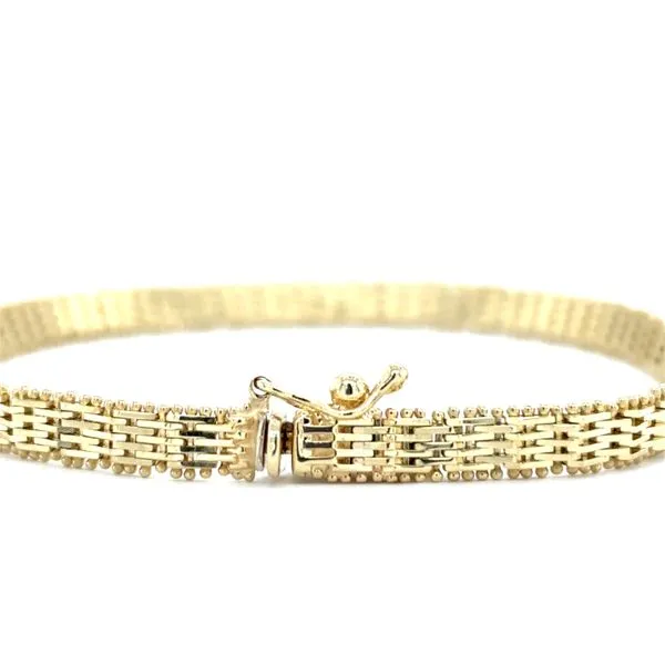 Estate 14K Yellow Gold Ricchio Bracelet Image 2 Georgetown Jewelers Wood Dale, IL