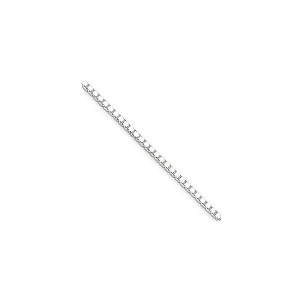 Sterling Silver 1.25mm Box Chain 20
