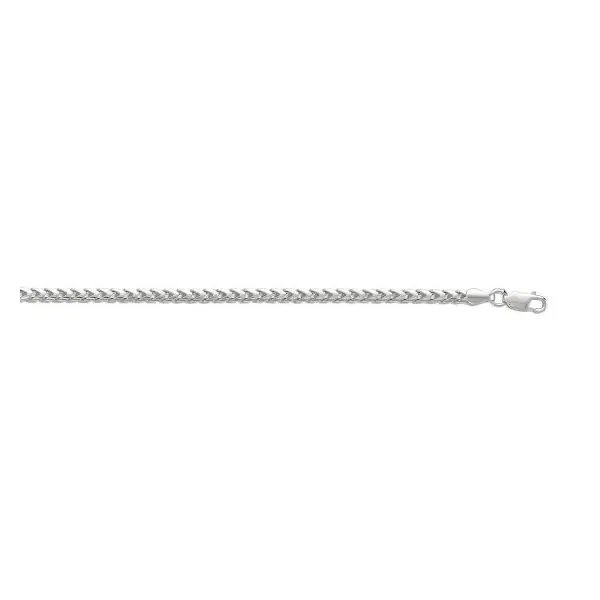 Sterling Silver 3.15mm Franco Chain 22\