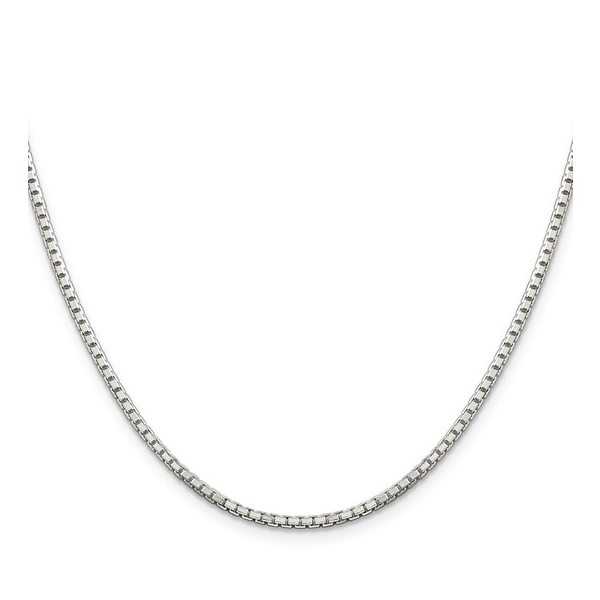 Sterling Silver 2.0mm Box Chain 20