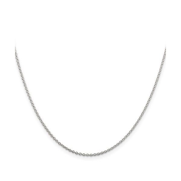 Sterling Silver 1.5mm Cable Chain 18