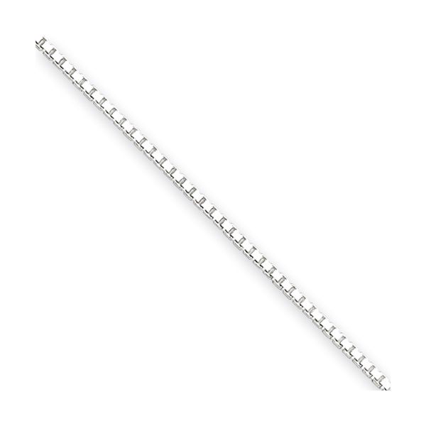 Sterling Silver 1.25mm Box Chain 18