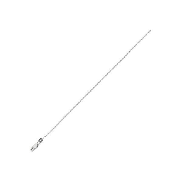 Sterling Silver 1.4mm Diamond Cut Cable Chain 20
