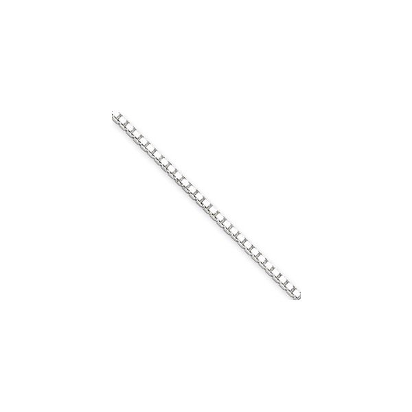 Sterling Silver 1.25mm Box Chain 20