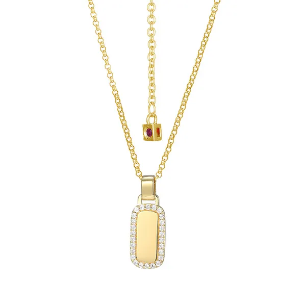 Sterling Silver Gold Plated Necklace Georgetown Jewelers Wood Dale, IL