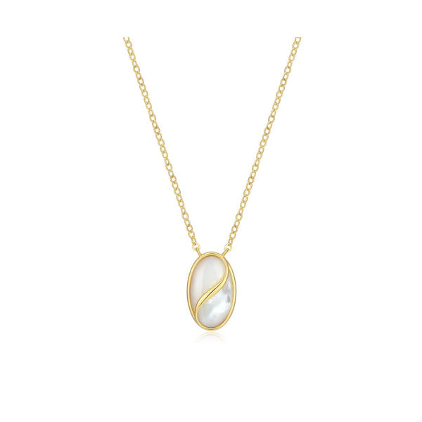 Twist Mother of Pearl Pendant Necklace Georgetown Jewelers Wood Dale, IL