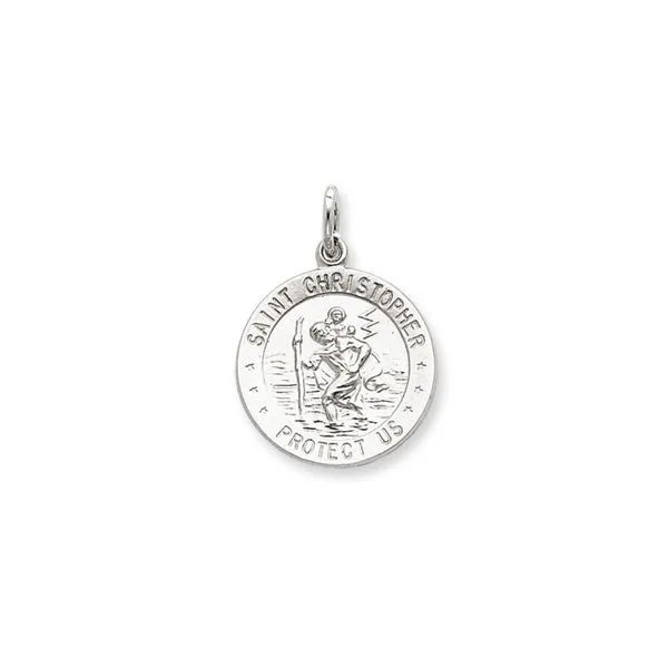 Silver St. Christopher Medal Georgetown Jewelers Wood Dale, IL