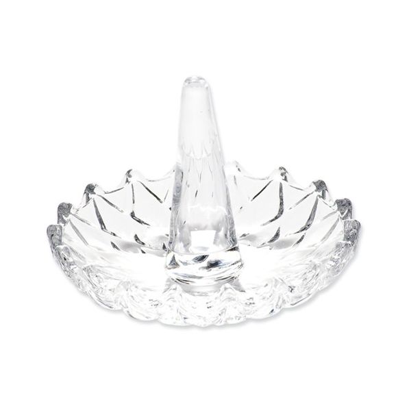 Glass Crystal Ring Holder Georgetown Jewelers Wood Dale, IL