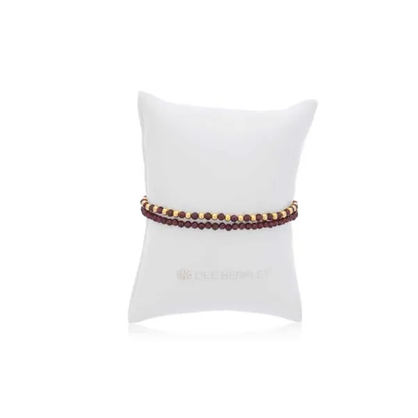January Birthstone Fashion Bracelet - Garnet Image 2 Georgetown Jewelers Wood Dale, IL