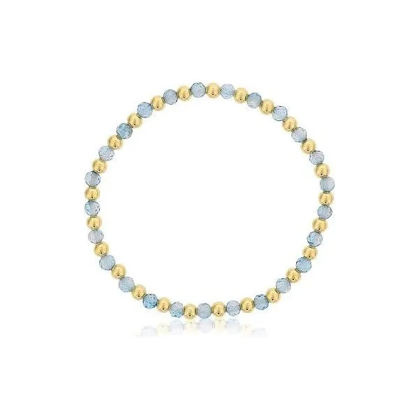 December Birthstone Fashion Bracelet - Blue Topaz Georgetown Jewelers Wood Dale, IL