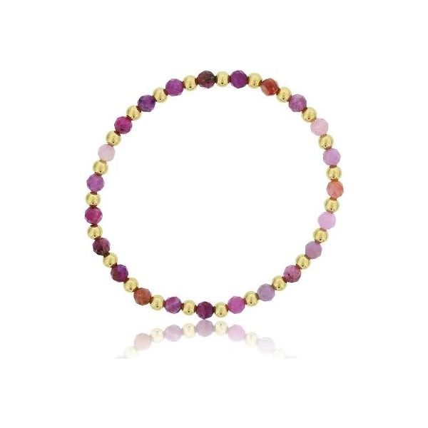 July Birthstone Fashion Bracelet - Ruby Image 2 Georgetown Jewelers Wood Dale, IL