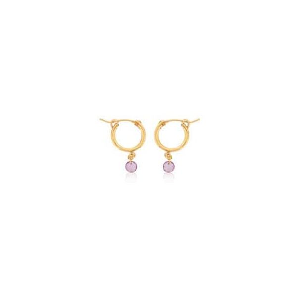 October Birthstone Fashion Earrings - Pink Topaz Georgetown Jewelers Wood Dale, IL