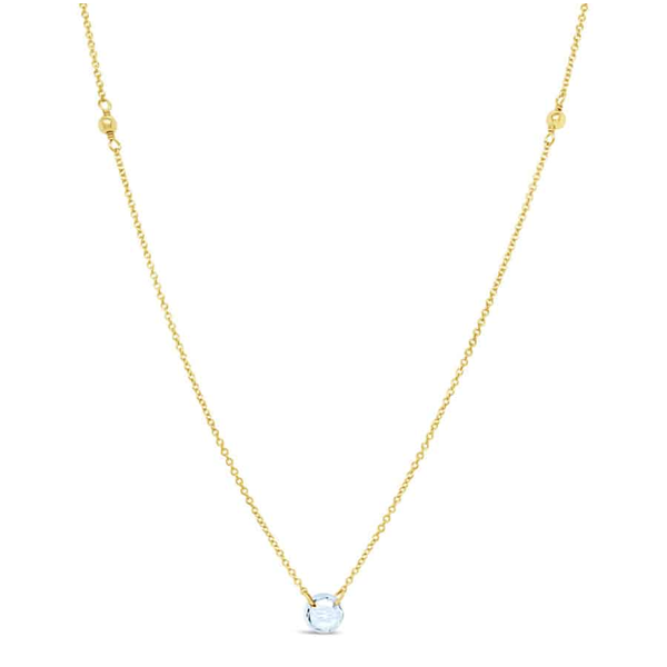 April Birthstone Fashion Necklace - White Topaz Georgetown Jewelers Wood Dale, IL