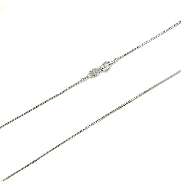 Estate 14K White Gold Snake Chain 18.25