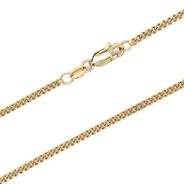 Estate 10K Yellow Gold Curb Chain 18.75