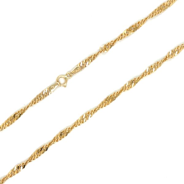 Estate Gold Singapore Chain Georgetown Jewelers Wood Dale, IL