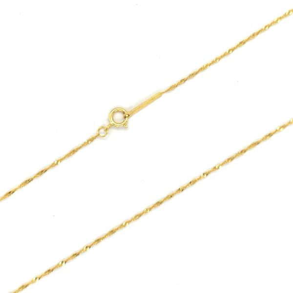 Estate 14K Yellow Gold Singapore Chain 15