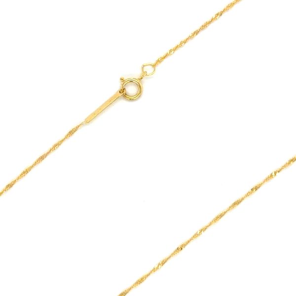 Estate Yellow Gold Singapore Chain Georgetown Jewelers Wood Dale, IL