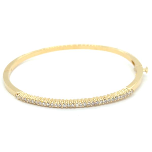 Estate Diamond Hinged Bangle Bracelet Georgetown Jewelers Wood Dale, IL