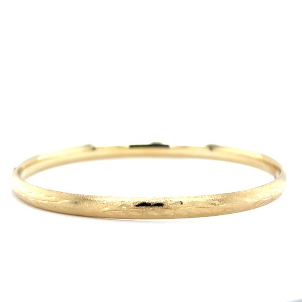 Estate 14K Yellow Gold Hinged Bracelet Georgetown Jewelers Wood Dale, IL