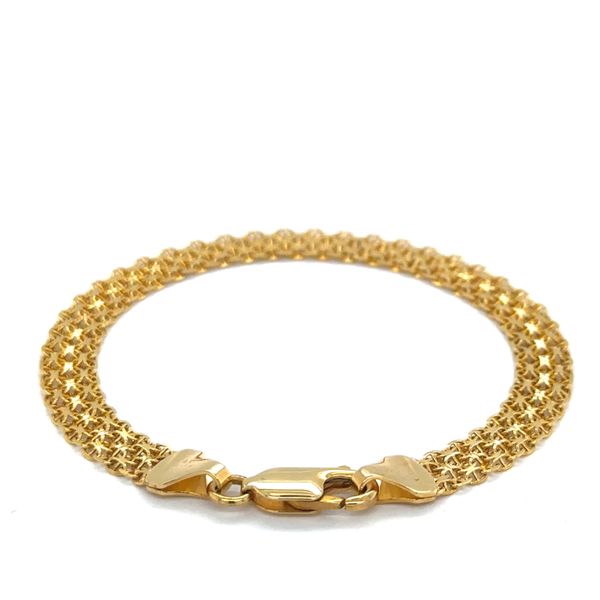 Estate Gold Bismark Bracelet Image 2 Georgetown Jewelers Wood Dale, IL