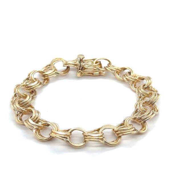 Estate Double Link Curb Bracelet Georgetown Jewelers Wood Dale, IL