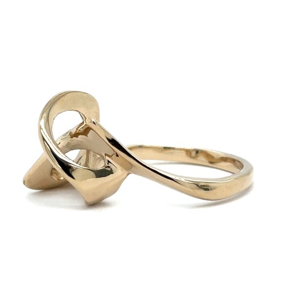 Estate 18K Yellow Gold Free Form Ring Image 2 Georgetown Jewelers Wood Dale, IL