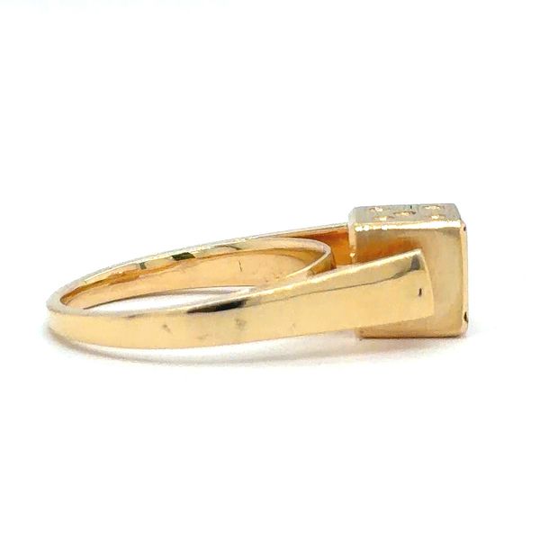 Estate Yellow Gold Dice Ring Image 2 Georgetown Jewelers Wood Dale, IL