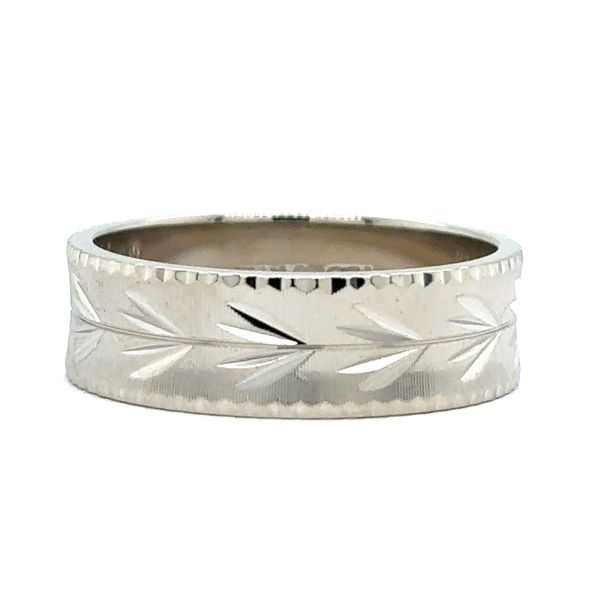 Estate 14K White Gold Wedding Band Georgetown Jewelers Wood Dale, IL