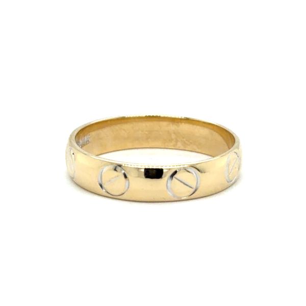 Estate 14K Yellow Gold Imitation 