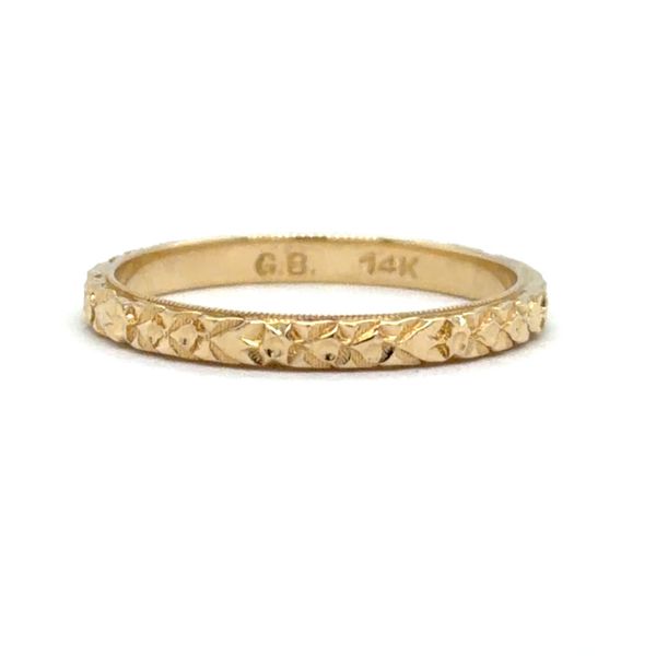Estate Engraved Band Georgetown Jewelers Wood Dale, IL