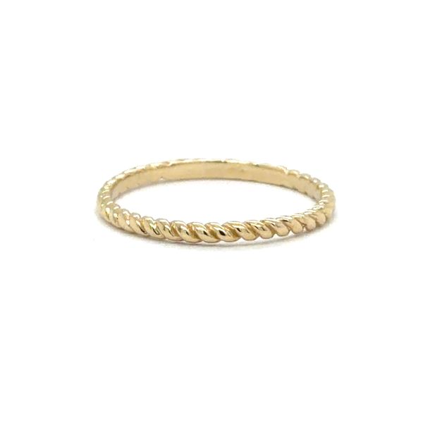 Estate Yellow Gold Twisted Cable Band Georgetown Jewelers Wood Dale, IL